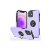 Durukar®  iPhone 12 Mini Kılıf Elit Yüzüklü Kapak - Mor