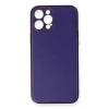 Durukar®  iPhone 12 Pro Kılıf Coco Deri Silikon Kapak - Mor