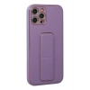 Durukar®  iPhone 12 Pro Kılıf Coco Deri Standlı Kapak - Lila