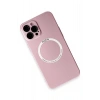 Durukar®  iPhone 12 Pro Kılıf Jack Magneticsafe Lens Silikon - Rose Gold