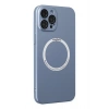 Durukar®  iPhone 12 Pro Kılıf Jack Magneticsafe Lens Silikon - Sierra Blue