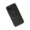 Durukar®  iPhone 12 Pro Kılıf Jack Magneticsafe Lens Silikon - Siyah