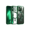Durukar®  iPhone 12 Pro Kılıf Kross Magneticsafe Kapak - Koyu Yeşil