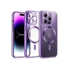 Durukar®  iPhone 12 Pro Kılıf Kross Magneticsafe Kapak - Mor