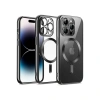 Durukar®  iPhone 12 Pro Kılıf Kross Magneticsafe Kapak - Siyah