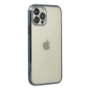 Durukar®  iPhone 12 Pro Kılıf  Lensli Silikon - Lacivert