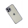Durukar®  iPhone 12 Pro Kılıf  Lensli Silikon - Mor