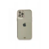 Durukar®  iPhone 12 Pro Kılıf Liva Taşlı Silikon - Beyaz