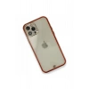 Durukar®  iPhone 12 Pro Kılıf Liva Taşlı Silikon - Kırmızı