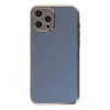 Durukar®  iPhone 12 Pro Kılıf Volet Silikon - Mavi