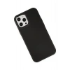 Durukar®  iPhone 12 Pro Max Kılıf Asya Deri Silikon - Siyah