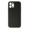 Durukar®  iPhone 12 Pro Max Kılıf Coco Deri Silikon Kapak - Siyah