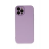 Durukar®  iPhone 12 Pro Max Kılıf Lansman Glass Kapak - Lila
