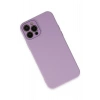Durukar®  iPhone 12 Pro Max Kılıf Lansman Glass Kapak - Lila