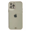 Durukar®  iPhone 12 Pro Max Kılıf Liva Taşlı Silikon - Beyaz