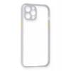 Durukar®  iPhone 12 Pro Max Kılıf Miami Şeffaf Silikon - Lila