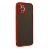 Durukar®  iPhone 12 Pro Max Kılıf Montreal Silikon Kapak - Kırmızı
