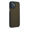 Durukar®  iPhone 12 Pro Max Kılıf Montreal Silikon Kapak - Lacivert