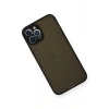 Durukar®  iPhone 12 Pro Max Kılıf Montreal Silikon Kapak - Siyah