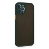 Durukar®  iPhone 12 Pro Max Kılıf Montreal Silikon Kapak - Yeşil