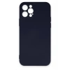 Durukar®  iPhone 12 Pro Max Kılıf Nano içi Kadife Silikon - Lacivert