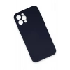 Durukar®  iPhone 12 Pro Max Kılıf Nano içi Kadife Silikon - Lacivert
