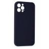Durukar®  iPhone 12 Pro Max Kılıf Nano içi Kadife Silikon - Lacivert