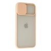 Durukar®  iPhone 12 Pro Max Kılıf Palm Buzlu Kamera Sürgülü Silikon - Pembe