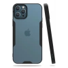 Durukar®  iPhone 12 Pro Max Kılıf Platin Silikon - Siyah
