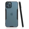 Durukar®  iPhone 12 Pro Max Kılıf Platin Silikon - Siyah