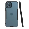 Durukar®  iPhone 12 Pro Max Kılıf Platin Silikon - Siyah