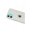 Durukar®  iPhone 12 Rainbow Kamera Lens Koruma Cam - Yeşil