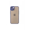 Durukar®  iPhone 13 Mini Kılıf Montreal Silikon Kapak - Lacivert