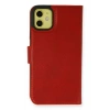 Durukar®  iPhone 13 Mini Kılıf Trend S Plus Kapaklı Kılıf - Kırmızı