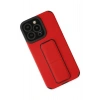 Durukar®  iPhone 13 Pro Kılıf Mega Standlı Silikon - Kırmızı