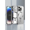 Durukar®  iPhone 13 Pro Max Kılıf Kross Magneticsafe Kapak - Mor