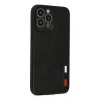 Durukar®  iPhone 13 Pro Max Kılıf Loop Deri Silikon - Siyah