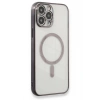 Durukar®  iPhone 13 Pro Max Kılıf Magneticsafe Lazer Silikon - Siyah