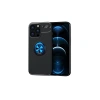 Durukar®  iPhone 13 Pro Max Kılıf Range Yüzüklü Silikon - Siyah-Mavi