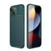 Durukar®  iPhone 14 Kılıf Auto Focus Karbon Kapak - Koyu Yeşil