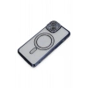 Durukar®  iPhone 14 Kılıf Joke Simli Magneticsafe Kılıf - Lacivert