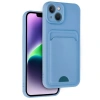 Durukar®  iPhone 14 Kılıf Kelvin Kartvizitli Silikon - Mavi