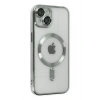 Durukar®  iPhone 14 Kılıf Kross Magneticsafe Kapak - Gümüş