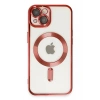 Durukar®  iPhone 14 Kılıf Kross Magneticsafe Kapak - Kırmızı