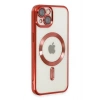 Durukar®  iPhone 14 Kılıf Kross Magneticsafe Kapak - Kırmızı
