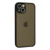 Durukar®  iPhone 14 Kılıf Montreal Silikon Kapak - Siyah