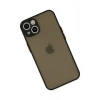 Durukar®  iPhone 14 Kılıf Montreal Silikon Kapak - Siyah
