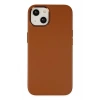 Durukar®  iPhone 14 Plus Kılıf Asya Deri Silikon - Kahverengi