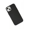 Durukar®  iPhone 14 Plus Kılıf Nano içi Kadife Silikon - Siyah