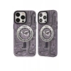 Durukar®  iPhone 14 Pro Kılıf Apollo Magneticsafe Desenli Kapak - Apollo Mor - 5
